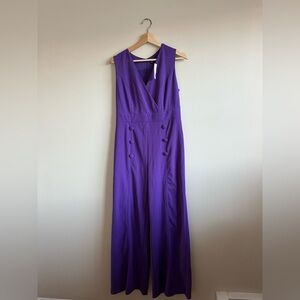NY&CO purple jumpsuit